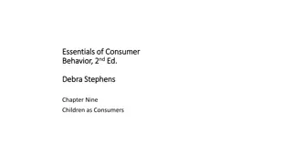 Children as Consumers: Vulnerability and Marketing Strategies