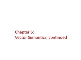 Sparse vs. Dense Vector Representations in Natural Language Processing