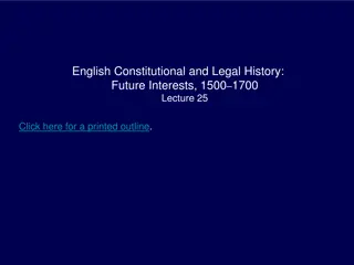 Future Interests in English Legal History