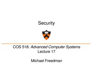 Overview of Basic Security Properties and Cryptography Fundamentals