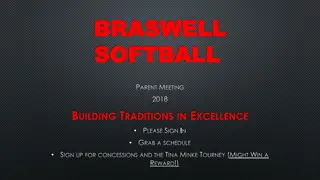 Braswell Softball Parent Meeting 2018: Building Traditions in Excellence