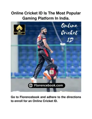 Online Cricket ID Is The Most Popular Gaming Platform In India