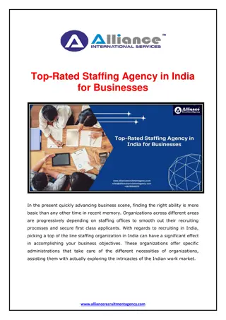 Top-Rated Staffing Agency in India for Businesses