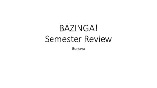 Interactive Medical Review: Bazinga! Semester Fun