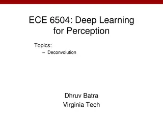 Deep Learning for Perception: Project Proposal Guidelines