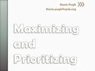 Maximizing and Prioritizing Instructional Strategies for the 2014-2015 School Year