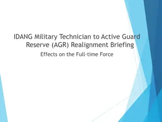 IDANG Military Technician Realignment Briefing Effects