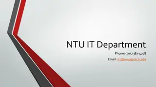 Navajo Technical University IT Department Overview