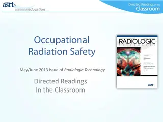 Ionizing Radiation in Medical Imaging