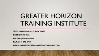 Greater Horizon Training Institute - Allied Health Programs