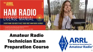 Amateur Radio Technician Exam Preparation Overview