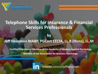 Enhancing Telephone Skills for Insurance and Financial Services Professionals