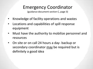 Essential Emergency Coordinator Guidelines for Facilities