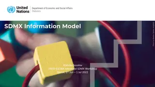 SDMX Information Model for Touristic Establishments