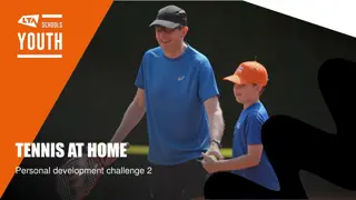 Tennis at Home Personal Development Challenge for Kids