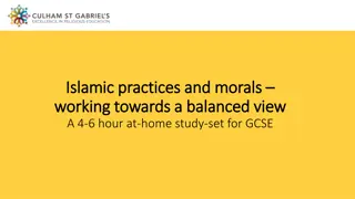 Exploring Islamic Practices and Morals for GCSE Studies