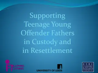 Supporting Teenage Young Offender Fathers: A Path to Resettlement