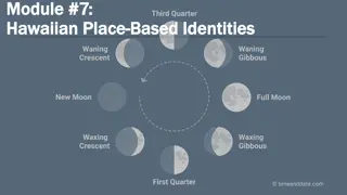 Hawaiian Place-Based Identities and Moon Phases