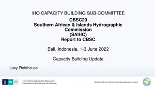 Update on Capacity Building Activities in Southern African & Islands Hydrographic Commission