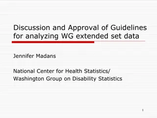 Analysis of Disability Statistics Guidelines and Indicators (80 characters)