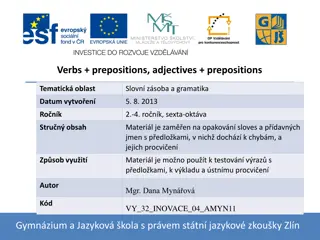 Learn the Correct Usage of Prepositions with Verbs and Adjectives