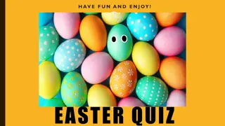 Easter Quiz Fun: Famous Faces, Easter Facts, Puzzles, and Chocolate Challenge!