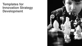 Innovation Strategy Development: Templates and Tools