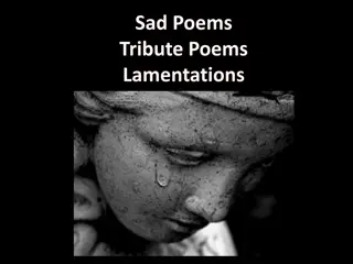 Exploring Grief Through Poetry and Song