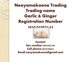 Innovative Catering Solutions by Neo Mokoena's Garlic & Ginger Trading