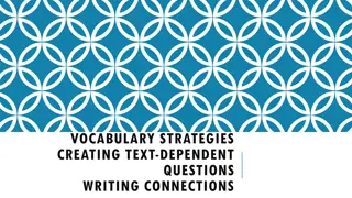 Effective Vocabulary Strategies for Teaching and Learning