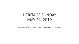 History of the United Methodist Church in America