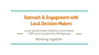 Local Government Advisory Committee and Local Leadership Workgroup Collaboration