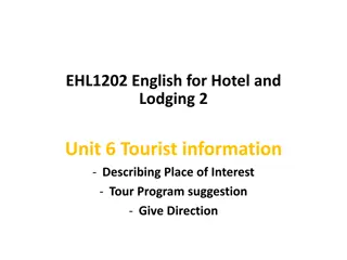 Explore Tourist Information and Describing Places of Interest Vocabulary