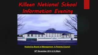 Killeen National School Information Evening Details