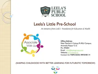 Opportunity to Join Leela's Little Pre-School Franchise Network