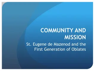 St. Eugene de Mazenod and the First Generation of Oblates