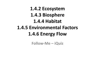 Understanding Ecosystems and Biosphere