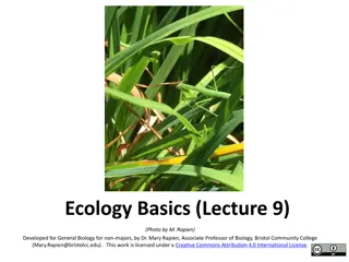 Ecology: Ecosystems, Biodiversity, and Energy Flow