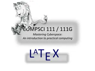 Mastering LaTeX for Practical Computing: A Comprehensive Guide