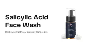 Salicylic Acid Face Wash With Vitamin C | Shop Online