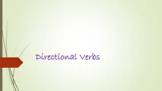 Directional Verbs in Sign Language