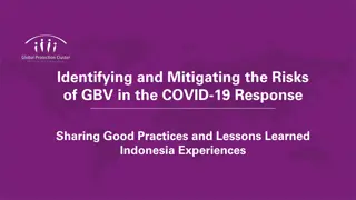 Mitigating GBV Risks in COVID-19 Response: Lessons from Indonesia