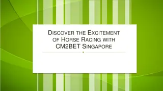 Discover the Excitement of Horse Racing with CM2BET Singapore