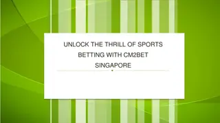 Unlock the Thrill of Sports Betting with CM2BET Singapore