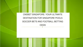 CM2BET Singapore Your Ultimate Destination for Singapore Pools Soccer Bets