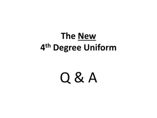 New Fourth Degree Official Dress Uniform Information