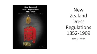 New Zealand Dress Regulations 1852-1909: Insights into Military Attire Evolution