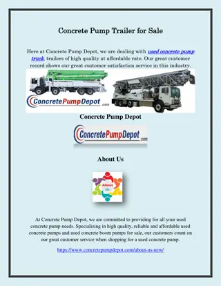 Concrete Pump Trucks, concretepumpdepot.com