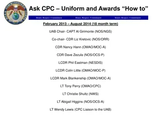 CPC Uniform & Awards Protocol 2013-2014