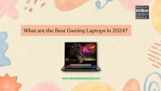 What are the Best Gaming Laptops in 2024?